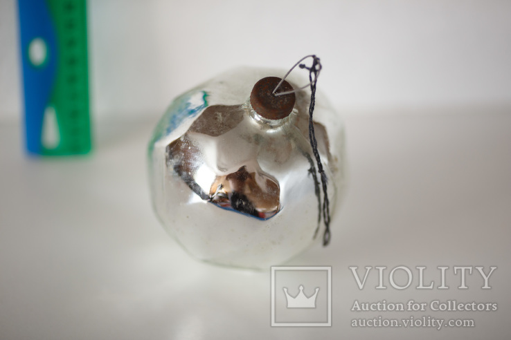 "Кремлевский шар" игрушка из толстого стекла, фото №4