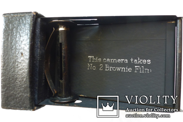 Старинный фотоаппарат Kodak Brownie № 2 модель 1905 г., фото №4