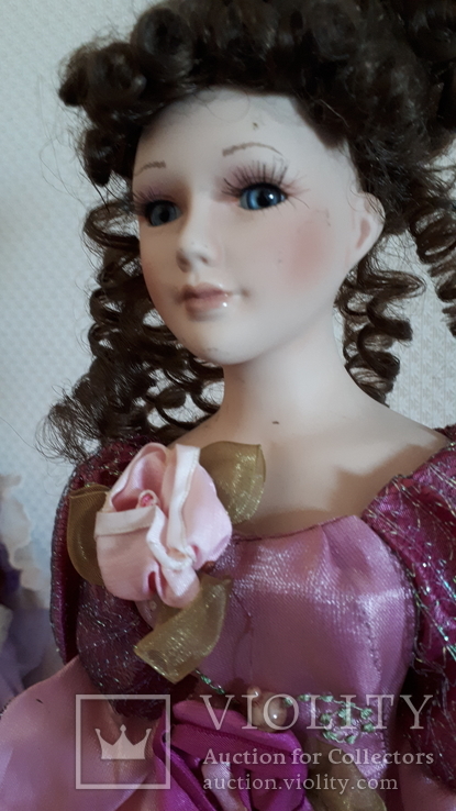 Порцелянова лялька з лампою, фото №3