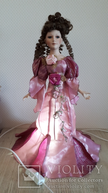 Порцелянова лялька з лампою, фото №8