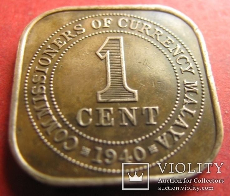 Малая 1 цент 1940