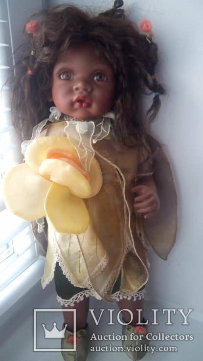  Фарфоровая кукла цветочная фея Oncrown лимит 153/777 Германия, фото №10