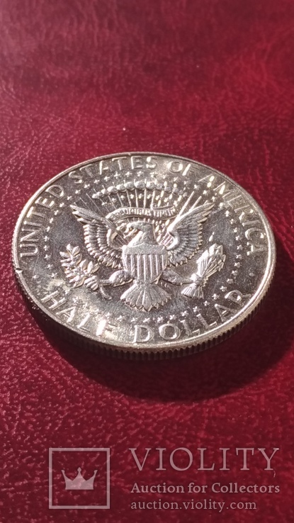 50 центов (1/2 доллара, half dollar) 1967 года (Кеннеди). Серебро., фото №6