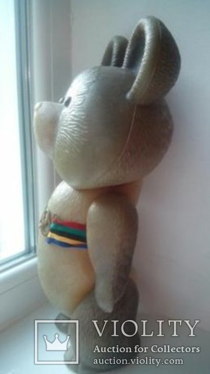 Олимпийский мишка горбик 40см игрушка СССР, фото №6