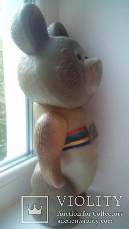 Олимпийский мишка горбик 40см игрушка СССР, фото №7