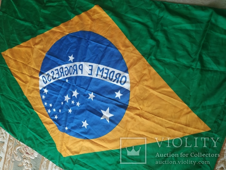 Флаг Бразилии 140х97см., фото №4
