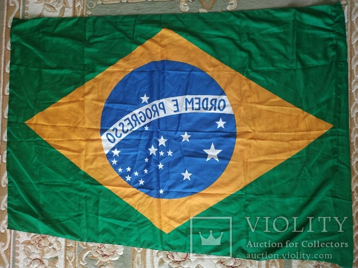 Флаг Бразилии 140х97см., фото №12