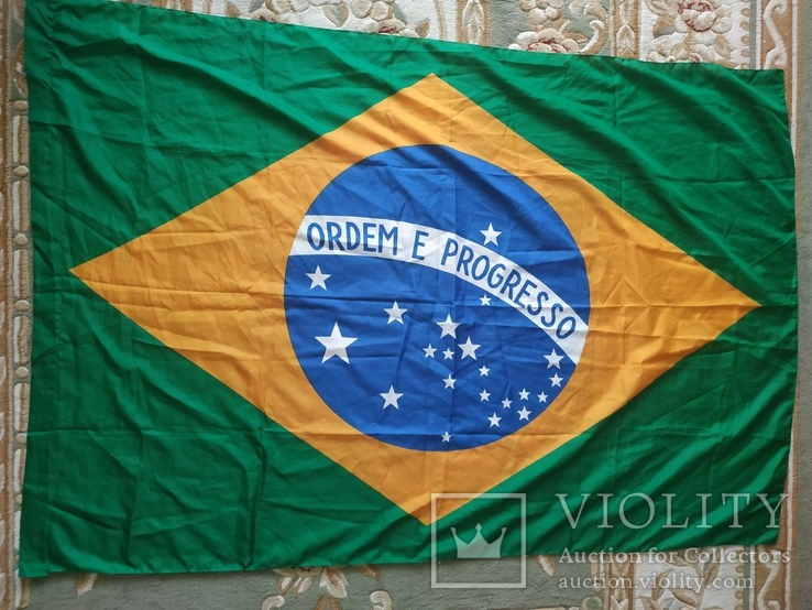 Флаг Бразилии 140х97см., фото №13