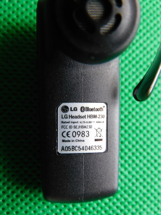 LG HBM-230 Bluetooth Hands Free, numer zdjęcia 3
