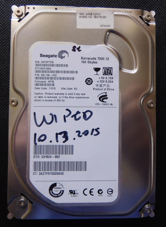 HDD Seagate 160Gb, photo number 2