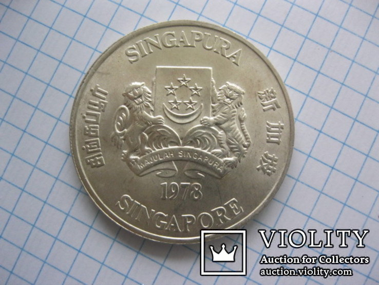 10 долларов 1978 год Сингапур, фото №3