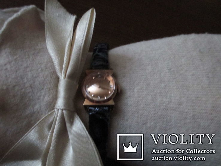 Zegarek Swiss Omega. Złoto próba 750. diamenty. w podróży., numer zdjęcia 10