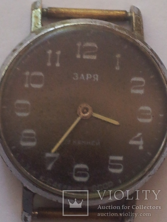 Винтажные наручные часы "Заря" 19камн. мех.2001. СССР, фото №3