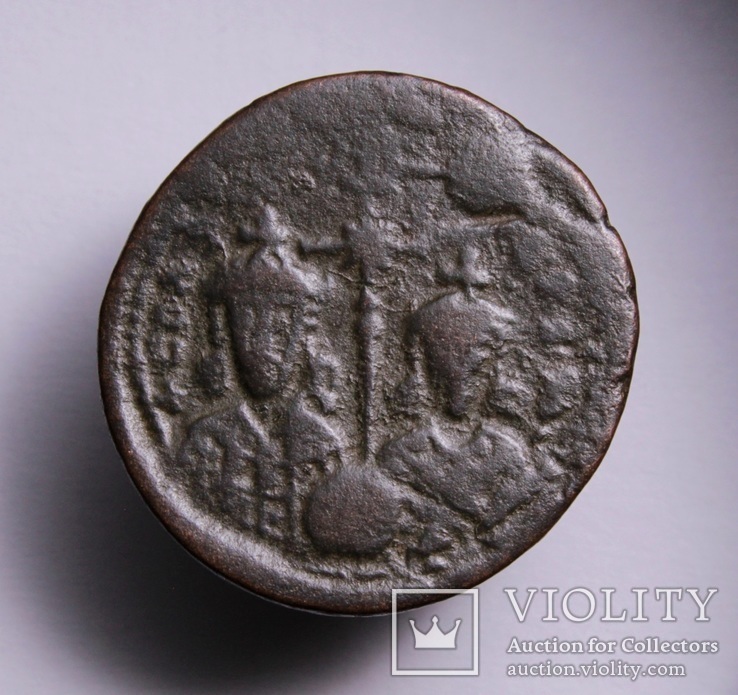 Костянтин VII Багрянородний з сином Романом II, фоліс 950-959р., м.Константинополь