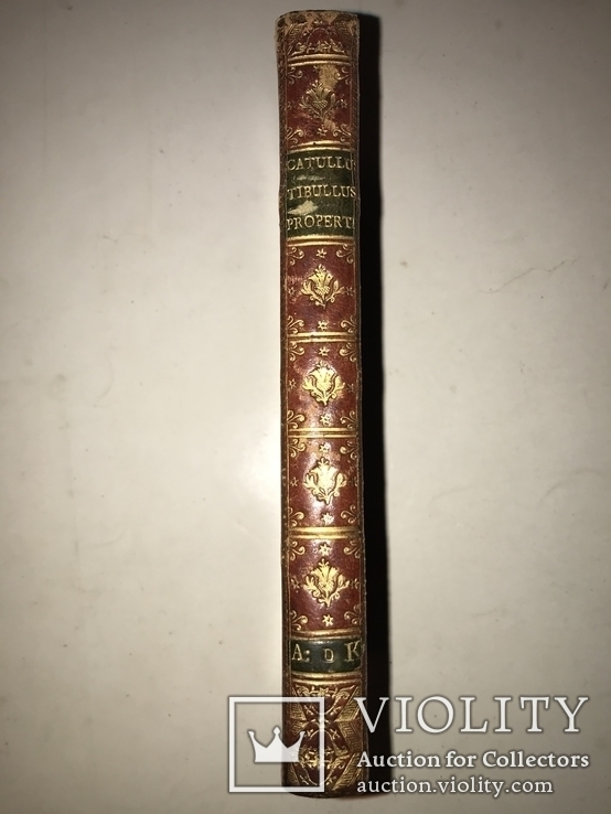 1772 Красочная Книга с золотым тиснением и обрезом, фото №2