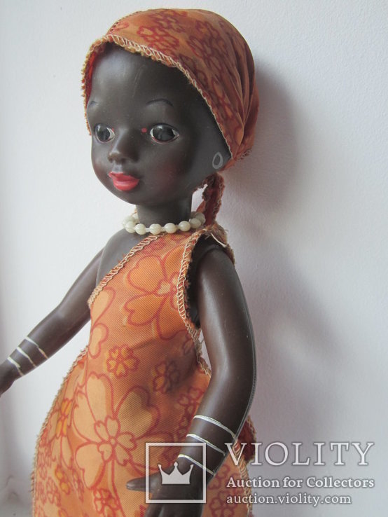 Кукла негритянка 30см СССР, фото №10