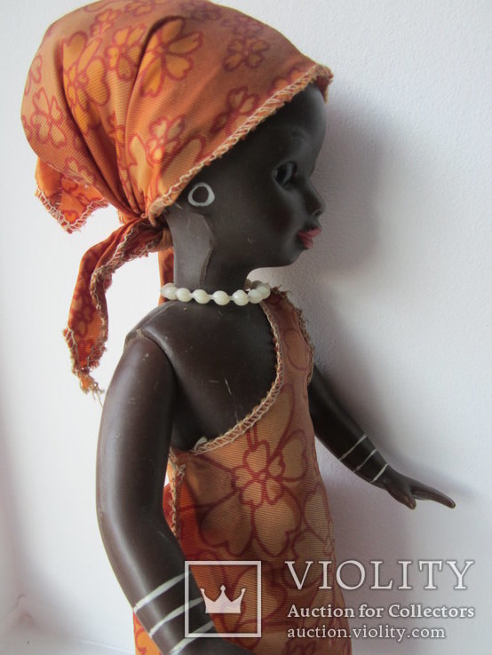 Кукла негритянка 30см СССР, фото №11