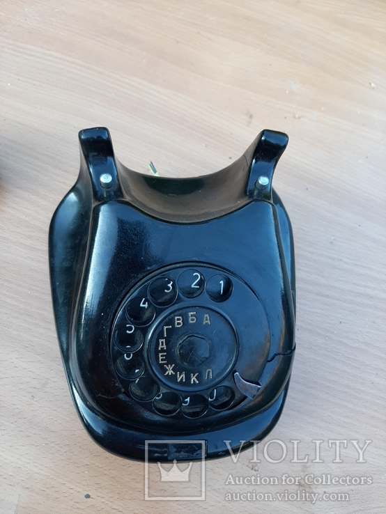 Старый карболитовый телефон, фото №7