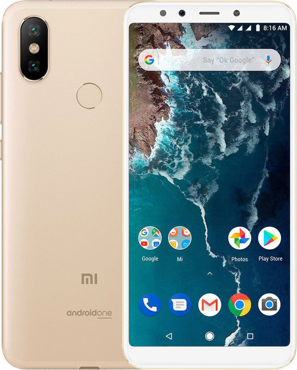 Xiaomi Mi A2 6/128GB (Gold) Global Version najlepiej, kompletny zestaw, numer zdjęcia 3