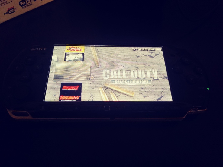 Игровая приставка Sony PSP 3008 прошитая + флешка 16GB c играми + Наушники SONY., фото №6