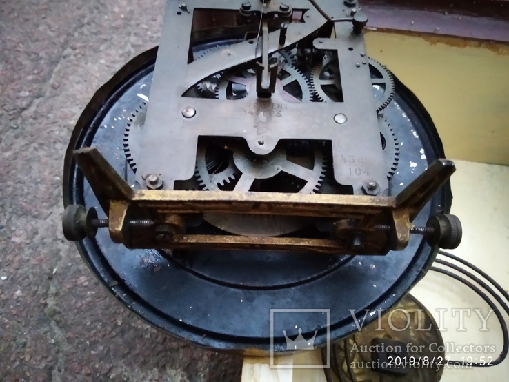  Настенные часы с боем D.R. Patent Германия начало 20го  века ‘‘ # 147023, фото №8