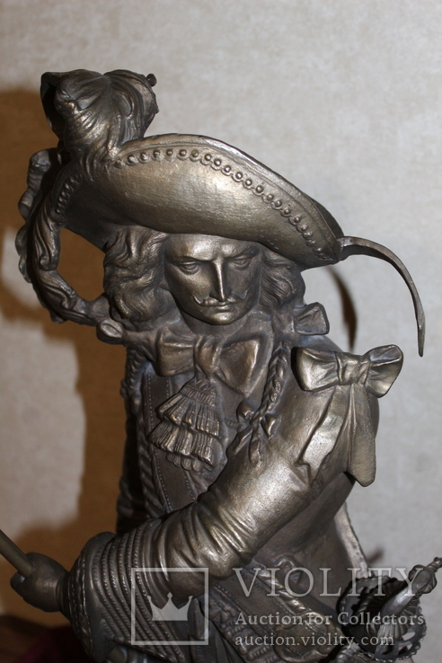 Скульптура Мушкетер 72 см металл, фото №3