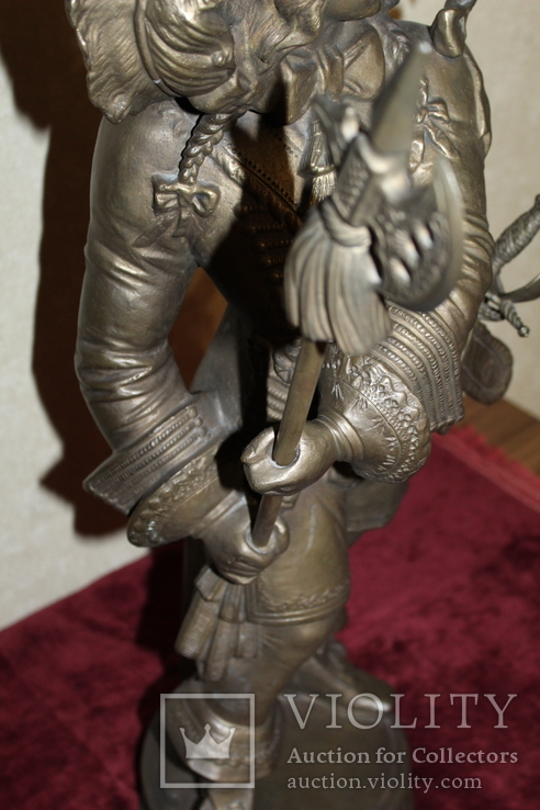 Скульптура Мушкетер 72 см металл, фото №4