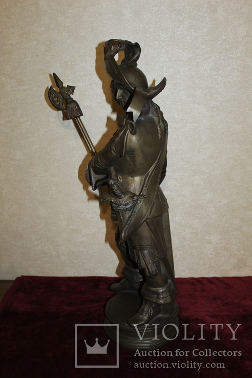 Скульптура Мушкетер 72 см металл, фото №8