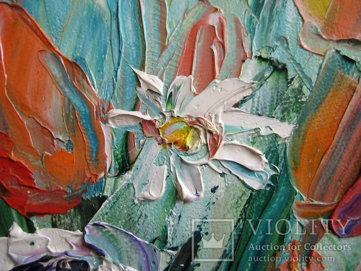"Весенние цветы". Холст, масло. 27х41 см. Мoвчан И., фото №12