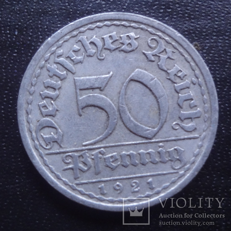 50  пфеннигов  1921  Германия  (,I.4.1)~, фото №2