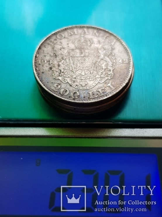 200 лей 1942 года 4 монеты, фото №4
