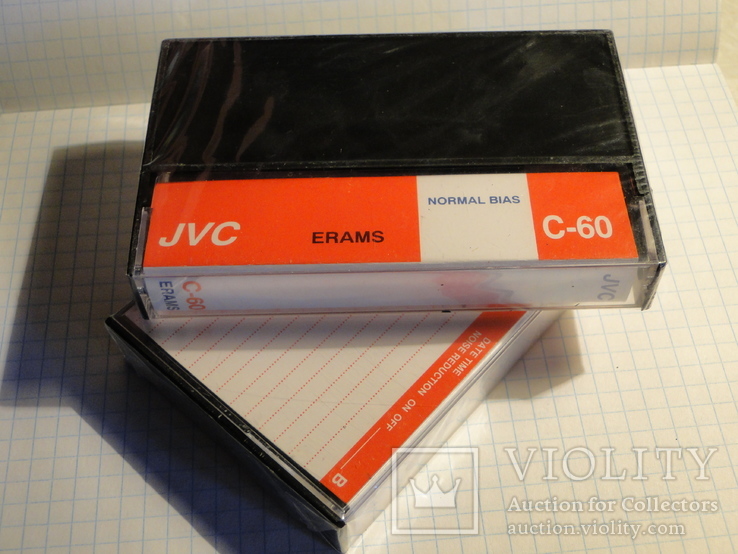 Аудиокассеты JVC C60 2 штуки