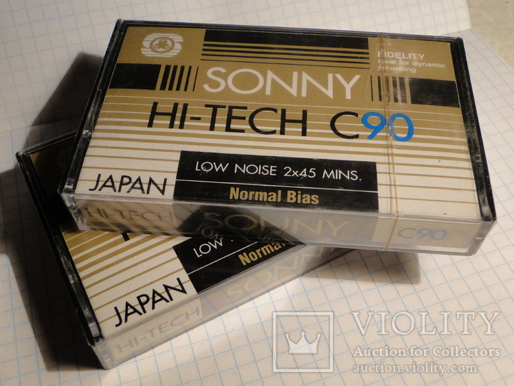 Аудиокассеты SONNY HI-TECH C90 2 штуки
