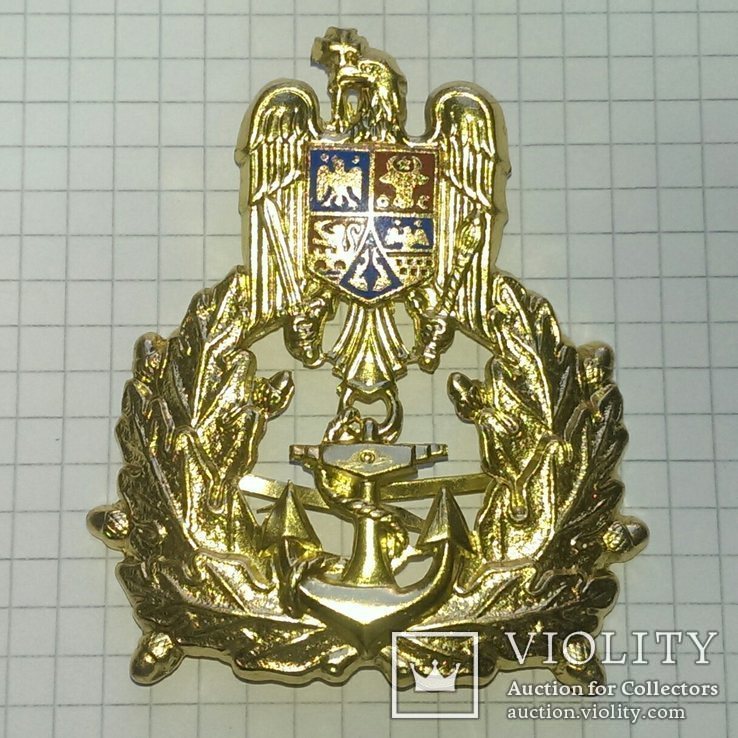 3 шт кокарда: пехота , флот , авиация Romania cap badge capbadge AF Air Force Navy Army, фото №7