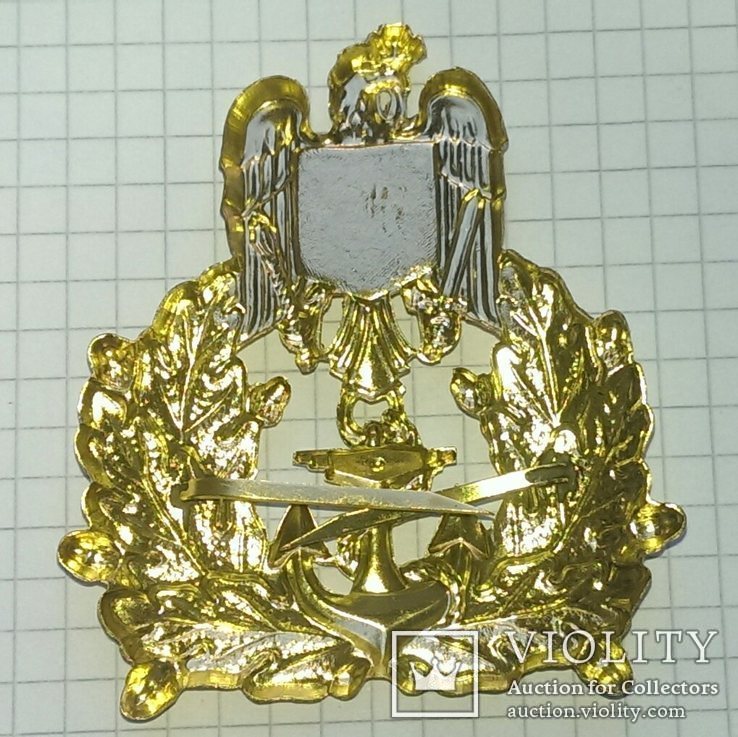3 шт кокарда: пехота , флот , авиация Romania cap badge capbadge AF Air Force Navy Army, фото №8