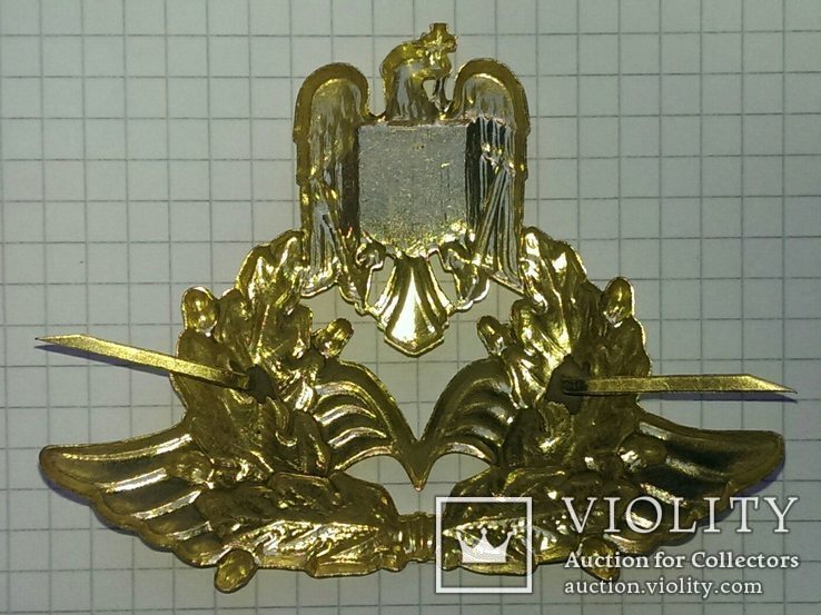 3 шт кокарда: пехота , флот , авиация Romania cap badge capbadge AF Air Force Navy Army, фото №10