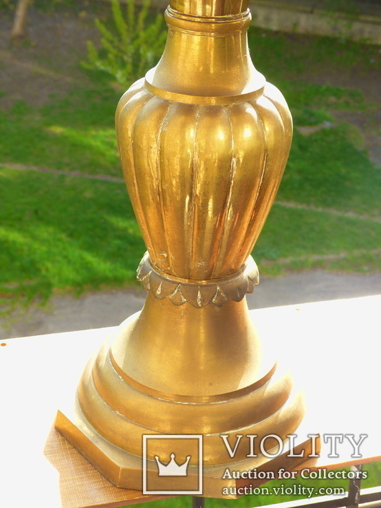 Ваза - напольное кашпо - бронза - 6,7 кг - германия - 66 см -, фото №5
