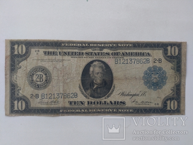 10 долларов 1914, фото №2