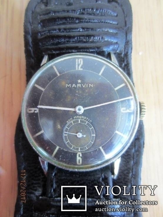 Marvin военные часы 1940-50 год.