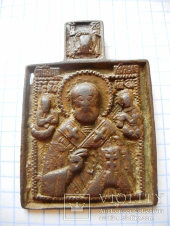 Нательная иконка Св. Николай, фото №2