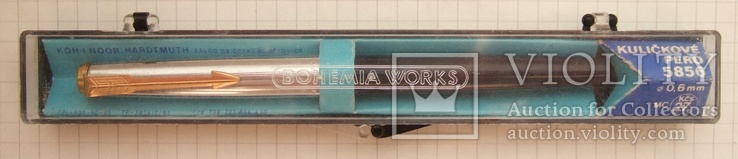 Новая шариковая ручка "Koh-I-Noor"- 5856 "Bohemia" в упаковке., фото №4