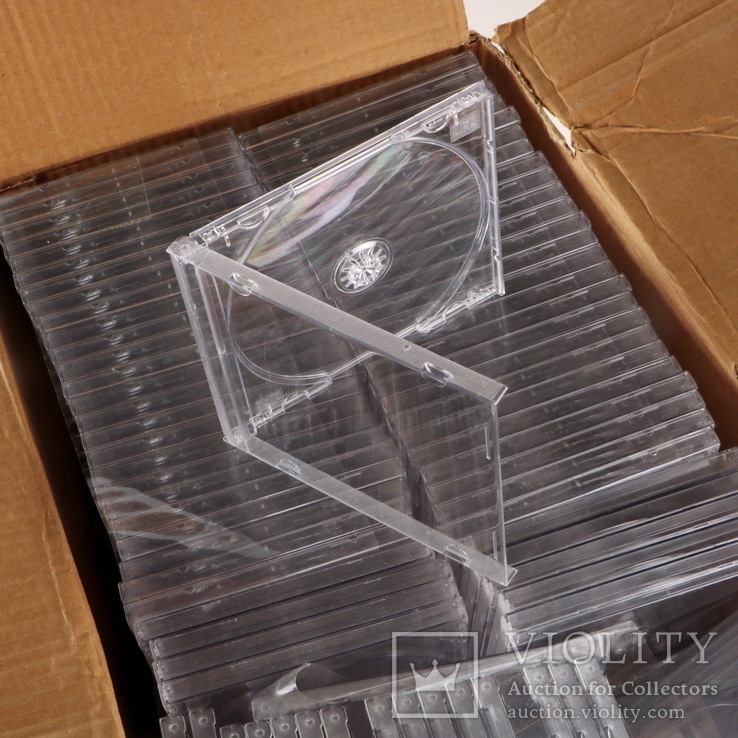 200 шт. футляров для компакт дисков, фото №6