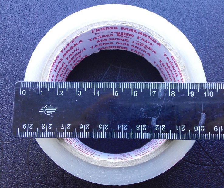 10 рулонов прозрачного скотча , ширина 45 мм. Без резерва