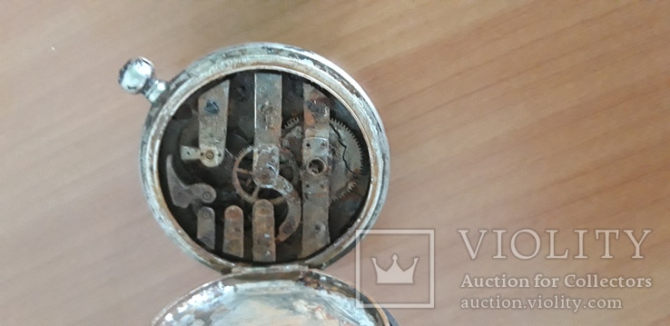 Cеребряные ( 875 проба ) карманные часыLes fils de R. Picard 1837 г., фото №8