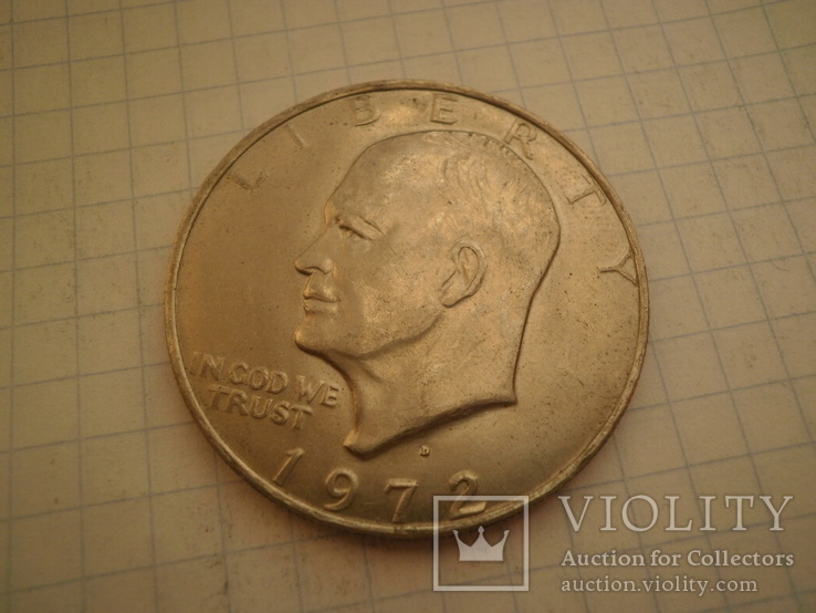 США 1972 рік (D) 1 долар., фото №2