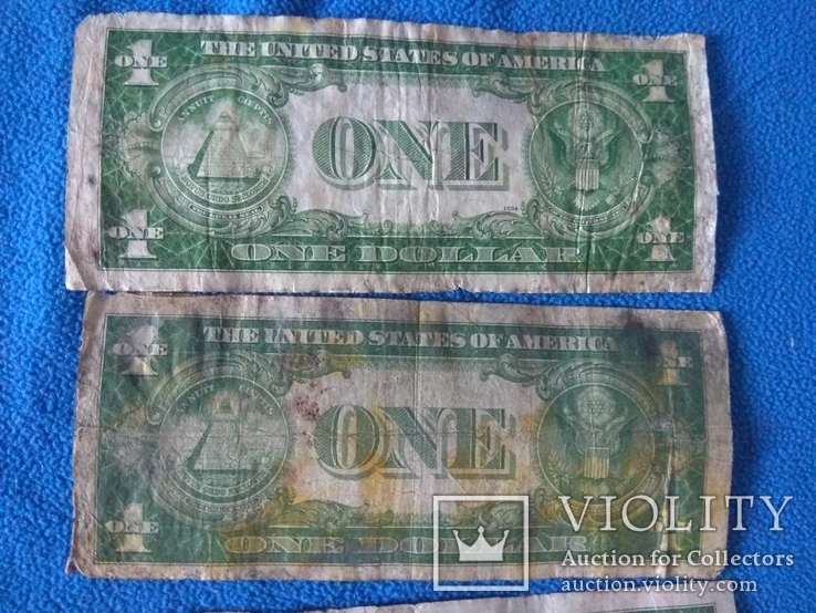 1 доллар США 1935 А. 4 шт., фото №4