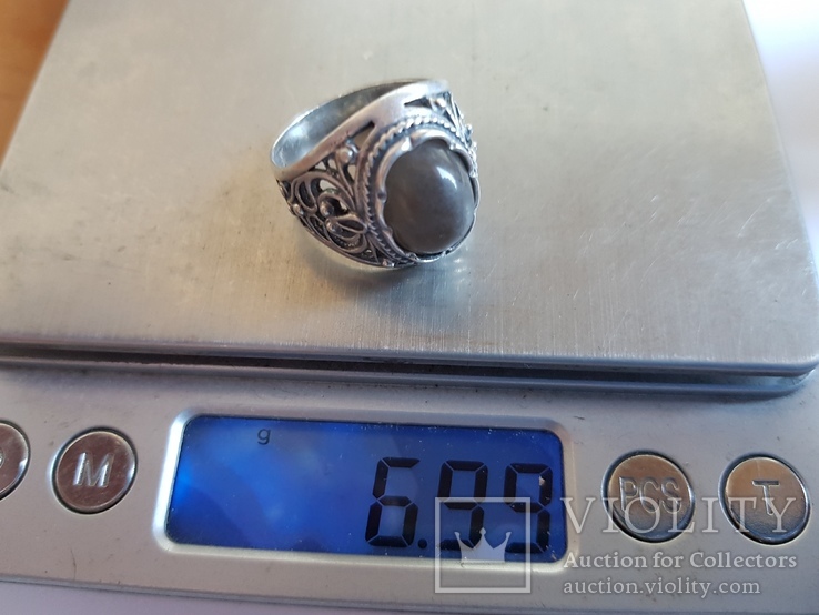 Перстень женский. Серебро 925 проба. Размер 19, фото №8