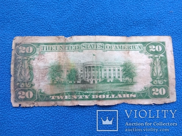 20$ США 1928 год, фото №3