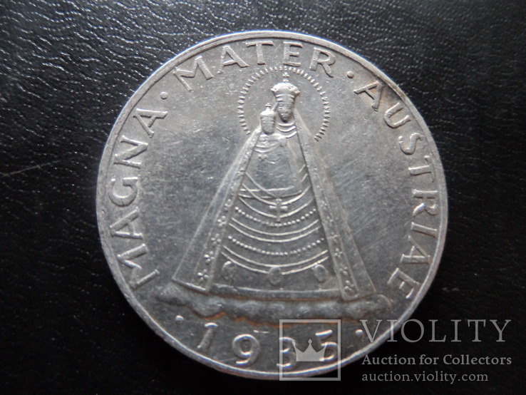 5 шиллингов 1935 Австрия серебро (,I.7.19)~, фото №3