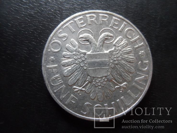 5 шиллингов 1935 Австрия серебро (,I.7.19)~, фото №4